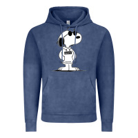Vintage Denim cool dog Vintage Hoodie - artisFamous