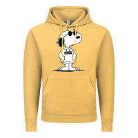 Vintage Mustard cool dog Vintage Hoodie - artisFamous