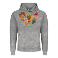 Cloud Rock merry Christmas heart Vintage Hoodie - CowhideDigitalArt