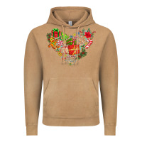 Vintage Camel merry Christmas heart Vintage Hoodie - CowhideDigitalArt