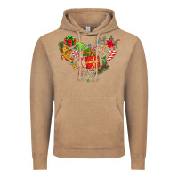 Vintage Coffee merry Christmas heart Vintage Hoodie - CowhideDigitalArt