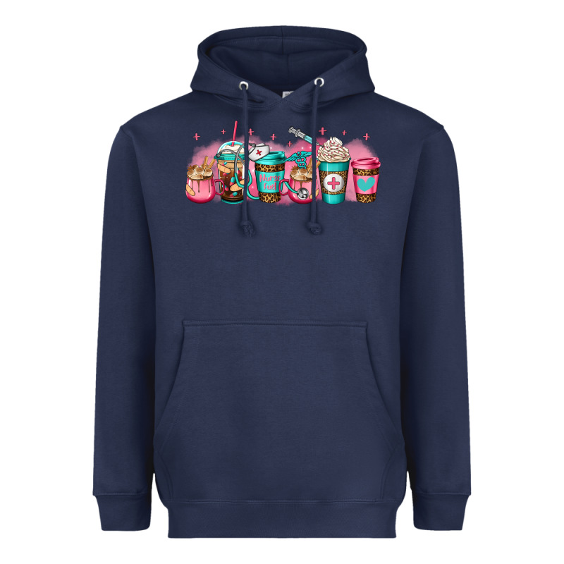 Nurse Fuel Coffee Cup Heavyweight Hoodie by Jasminsmagicworld | Teevron