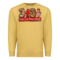 Antique Gold three up three down baseball Premium Sweatshirt - Jasminsmagicworld