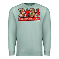 Seafoam three up three down baseball Premium Sweatshirt - Jasminsmagicworld