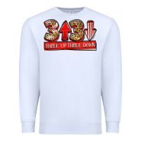 White three up three down baseball Premium Sweatshirt - Jasminsmagicworld