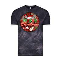 Cloud Black Merry christmas Vintage Tee - FaDigitalArtStudio