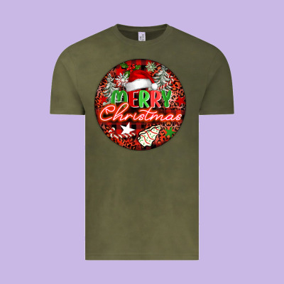 Merry Christmas Vintage Tee Designed By Fadigitalartstudio