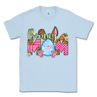 Dusty Blue Easter Day Bunny mom Classic Tee - OliviaCreatesArt