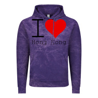 Cloud Purple i love hong kong Vintage Hoodie - artisFamous