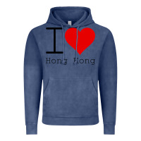 Vintage Denim i love hong kong Vintage Hoodie - artisFamous