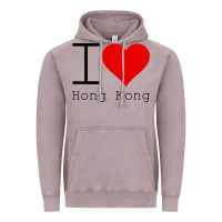 Vintage Zinc i love hong kong Vintage Hoodie - artisFamous