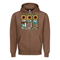 Chestnut mason jar, sunflower Zipper Hoodie - JahusDesignShop