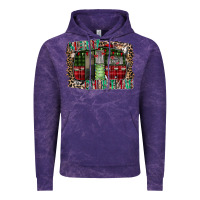 Cloud Purple merry christmas caravan Vintage Hoodie - CowhideDigitalArt