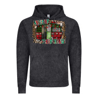 Vintage Black merry christmas caravan Vintage Hoodie - CowhideDigitalArt