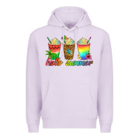 Lilac hello summer Premium Hoodie - Artiststas
