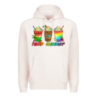 Pale Pink hello summer Premium Hoodie - Artiststas