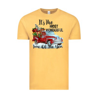 Vintage Mustard it's the most wonderful time of the year Vintage Tee - FaDigitalArtStudio