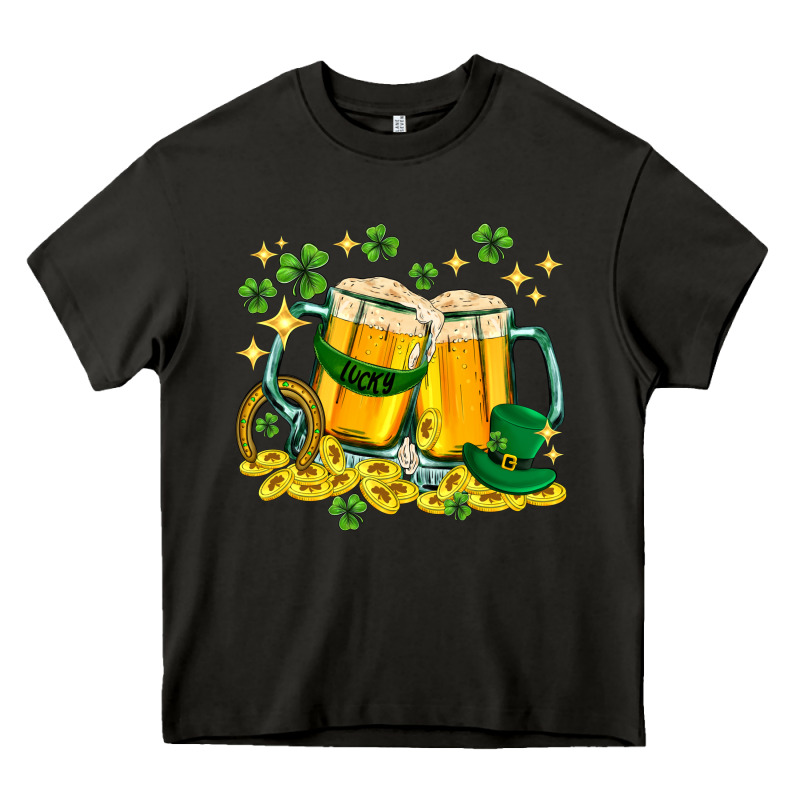 St. Patrick's Day Beer Heavy Core Tee by HowdyJamesFarm | Teevron
