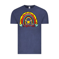 Softball Rainbow Vintage Tee | Teevron