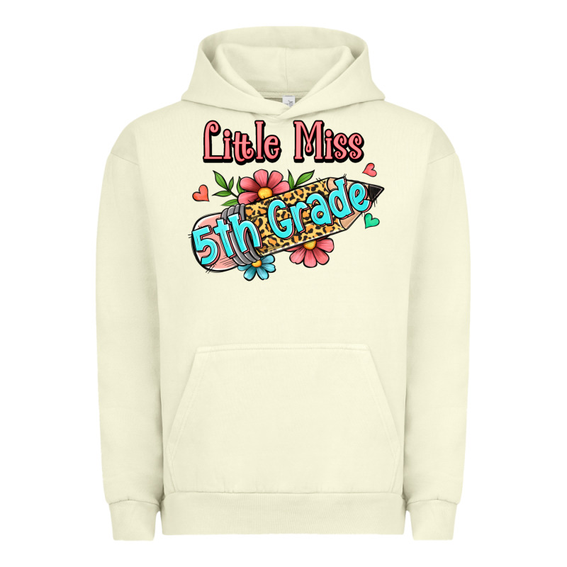 Little Miss Fifth Grade Urban Hoodie by Jasminsmagicworld | Teevron