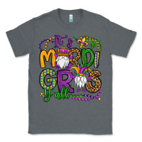 Charcoal Heather it's mardi gras y'all gnomes Classic Tee - OliviaCreatesArt