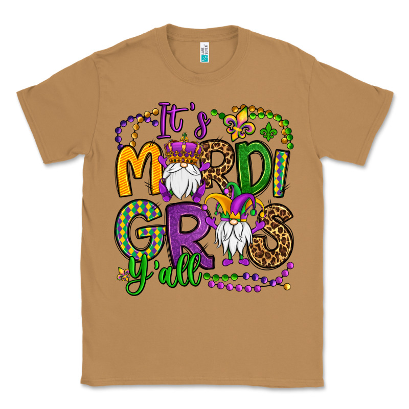 It's Mardi Gras Y'all Gnomes Classic Tee by OliviaCreatesArt | Teevron