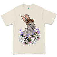 Bone Easter Day Flowers bunny Premium Tee - OliviaCreatesArt