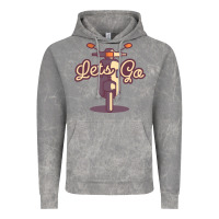 Cloud Rock vespa Vintage Hoodie - artisFamous