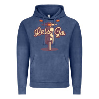 Vintage Denim vespa Vintage Hoodie - artisFamous