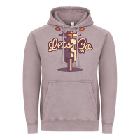 Vintage Zinc vespa Vintage Hoodie - artisFamous
