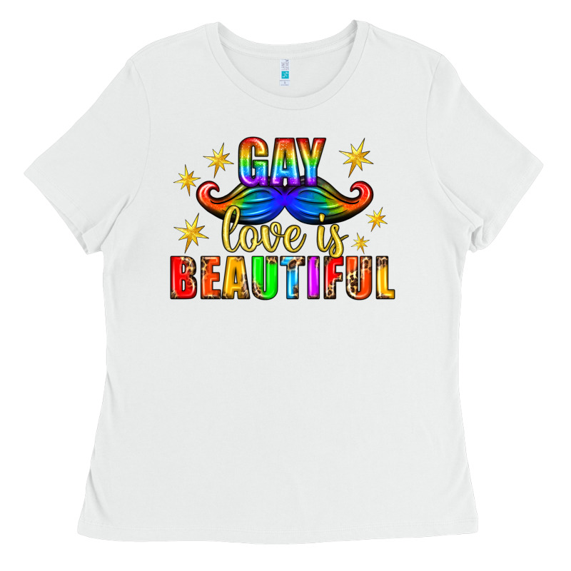 Gay Love Is Beautiful Pride Lgbtq Ladies Tee by BundleAndBundleShop | Teevron
