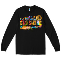 Black be the sunshine Long Sleeve Tee - CowhideDigitalArt