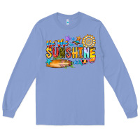 Colony Blue be the sunshine Long Sleeve Tee - CowhideDigitalArt
