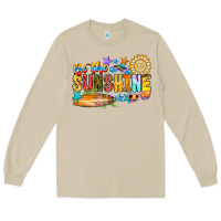 Mushroom be the sunshine Long Sleeve Tee - CowhideDigitalArt