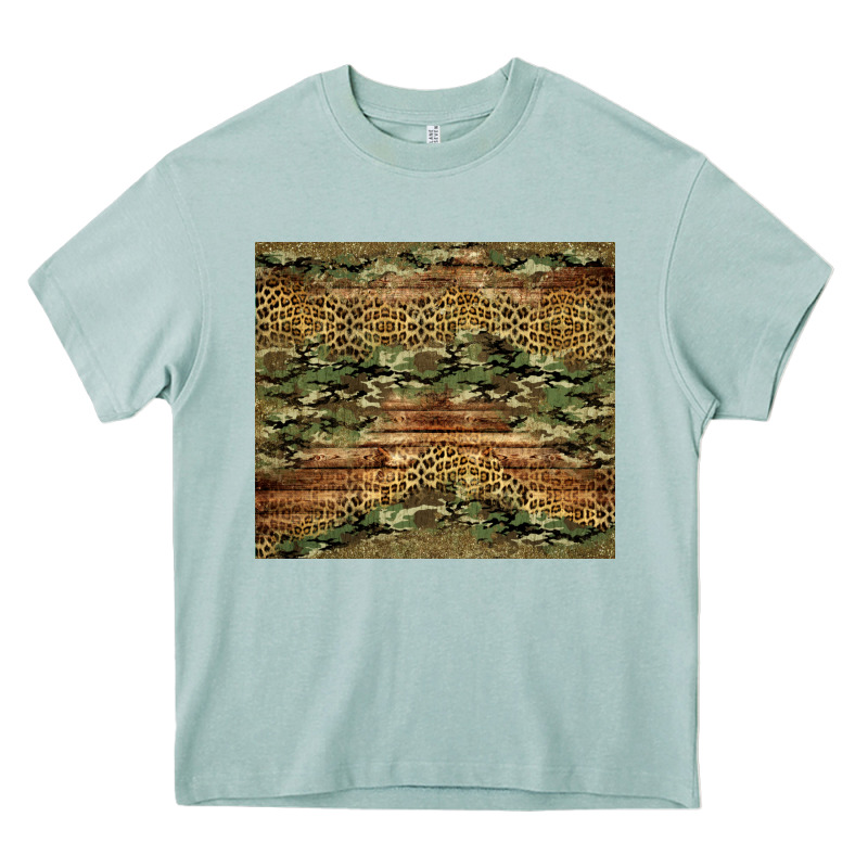 Camo Leopard And Glitter Tumbler Heavy Core Tee by Jasminsmagicworld | Teevron