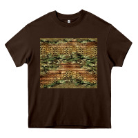 Chocolate Brown camo leopard and glitter tumbler Heavy Core Tee - Jasminsmagicworld