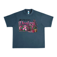 Midnight Navy all i want for christmas is cure Urban Heavy Tee - FaDigitalArtStudio