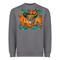 Storm wild soul boho bull skull Heavyweight Sweatshirt - RanaPortraitStore