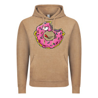 Vintage Coffee DONUT Vintage Hoodie - artisFamous