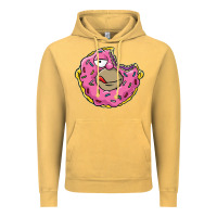 Vintage Mustard DONUT Vintage Hoodie - artisFamous