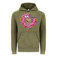 Vintage Olive DONUT Vintage Hoodie - artisFamous