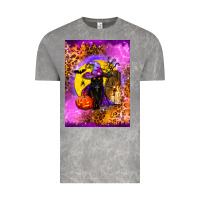 Cloud Rock witchy cat Vintage Tee - BundleAndBundleShop