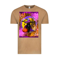 Vintage Camel witchy cat Vintage Tee - BundleAndBundleShop