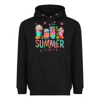 Black summer vibes coffee cups Heavyweight Hoodie - Jasminsmagicworld