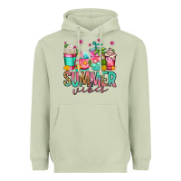 Matcha summer vibes coffee cups Heavyweight Hoodie - Jasminsmagicworld