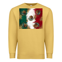Antique Gold Mexican Flag Premium Sweatshirt - RanaPortraitStore