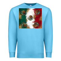 Ocean Blue Mexican Flag Premium Sweatshirt - RanaPortraitStore