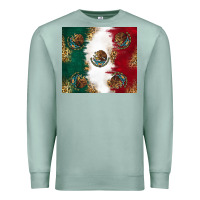 Seafoam Mexican Flag Premium Sweatshirt - RanaPortraitStore
