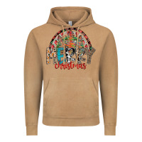 Vintage Camel Merry Christmas Vintage Hoodie - CowhideDigitalArt