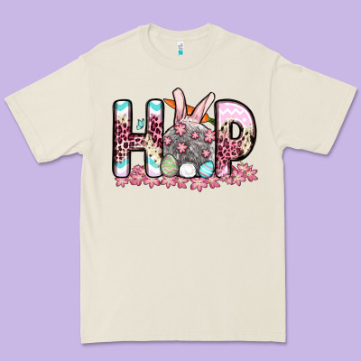 Easter Day Hop Bunny Premium Tee Designed By Oliviacreatesart